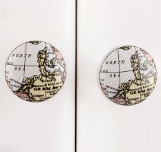 Germany Map Ceramic Drawer Knob